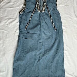 J. Crew Blue Sleeveless Dress